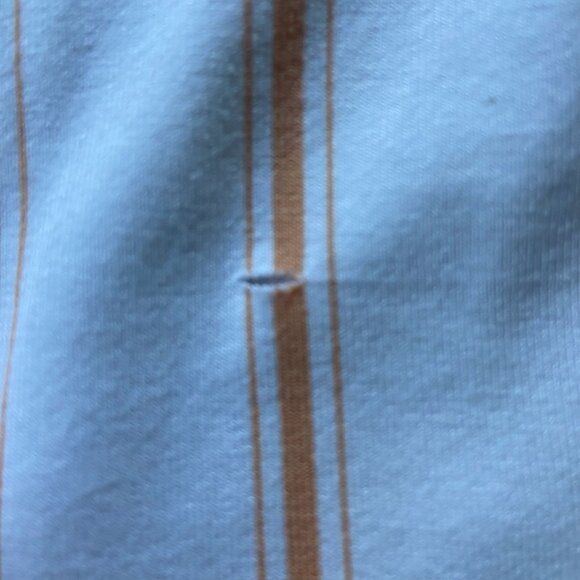 Forever 21 Striped Short Sleeve Maxi Dress White & Marigold – Women’s Sz M - Picture 7 of 7